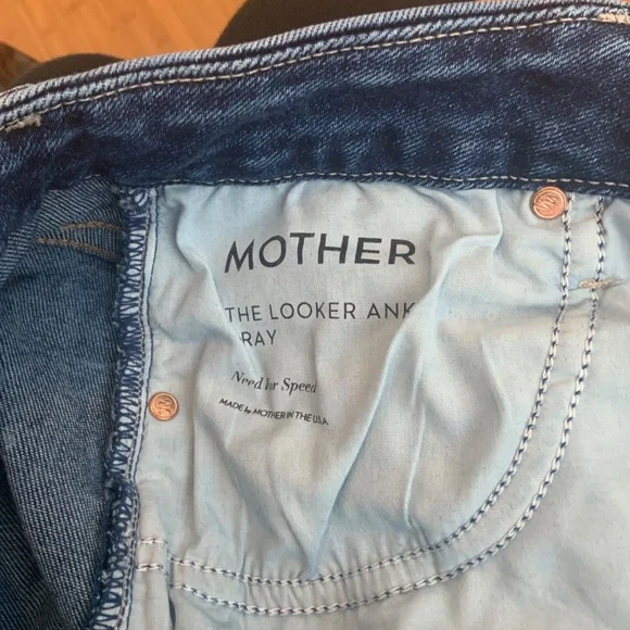 MOTHER Denim The Looker Ankle Fray - Picture 9 of 10